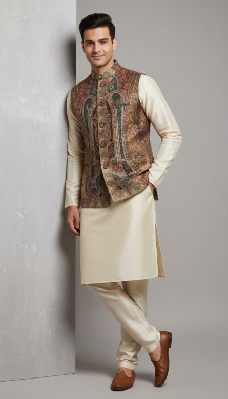 Kani Woven Waist Coat - Image 2