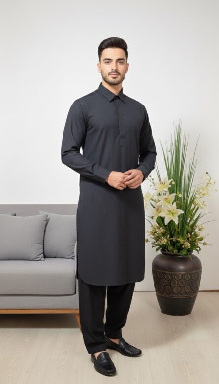 Classic Winter Pathani Suit - Image 2