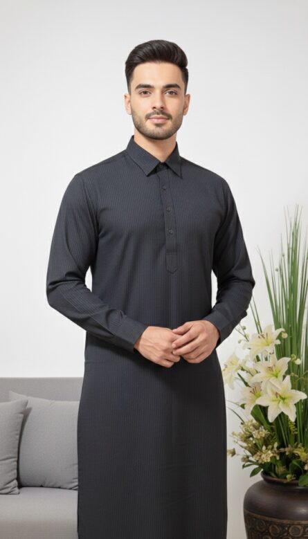 Classic Winter Pathani Suit - Image 3