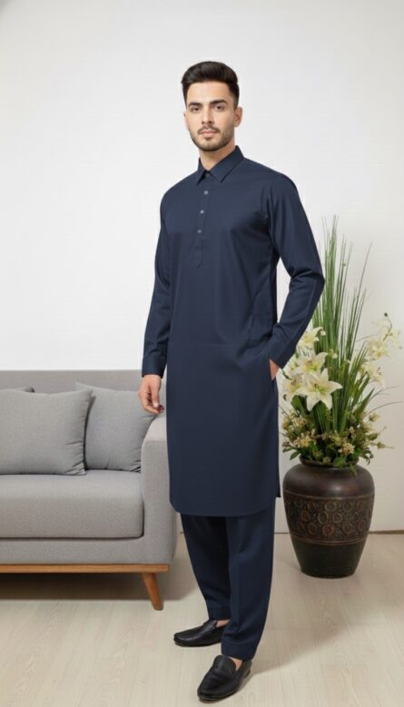 Classic Winter Pathani Suit - Image 4