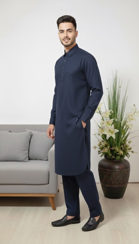 Classic Winter Pathani Suit - Image 5