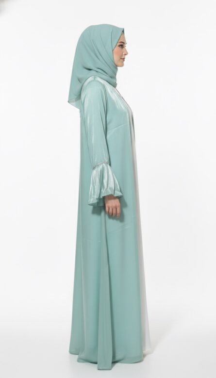 Summer Open-Front Abaya - Image 3