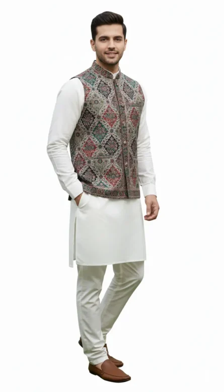 Kani Woven Waist Coat - Image 2