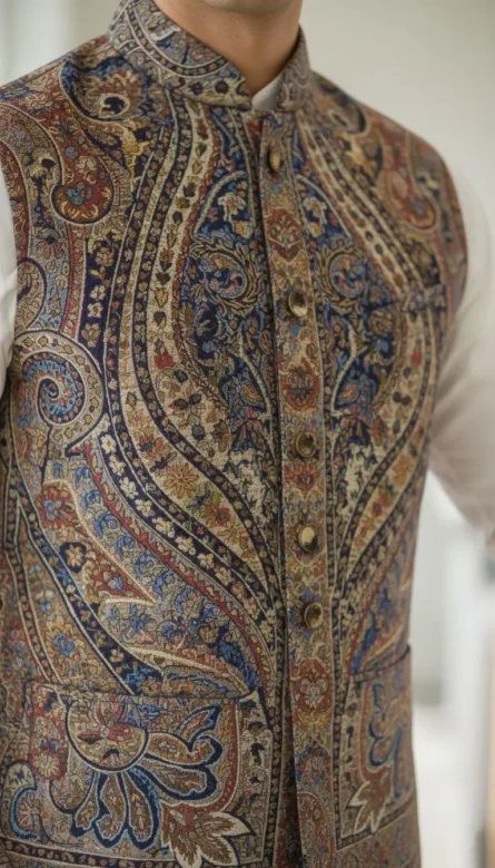 Kani Woven Waist Coat - Image 2