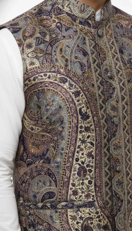 Kani Waist Coat – Premium Heritage Style - Image 4