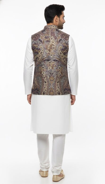 Kani Waist Coat – Premium Heritage Style - Image 3