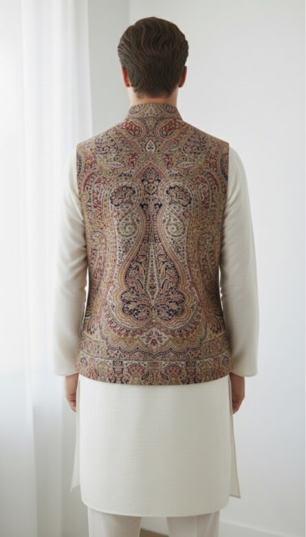 Kani Woven Waist Coat - Image 4