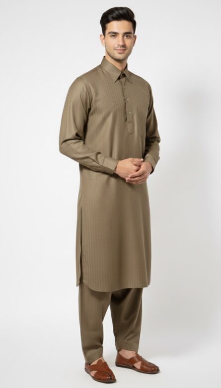 Classic Winter Pathani Suit - Image 3