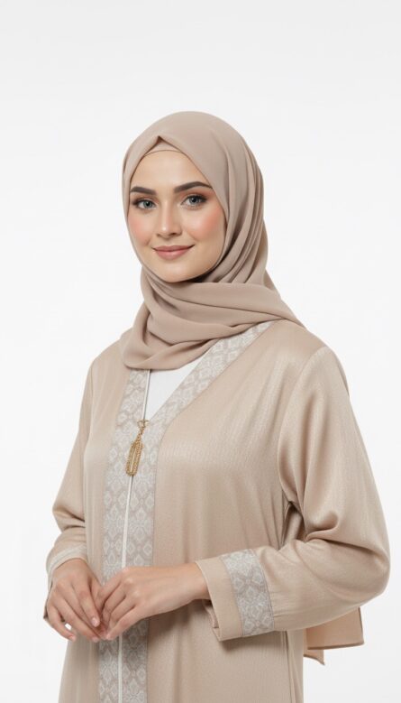 Summer Belted Abaya - Image 3
