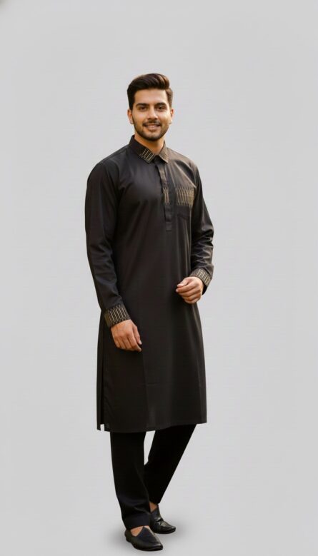 Modern Fit Kurta Pyjama - Image 3