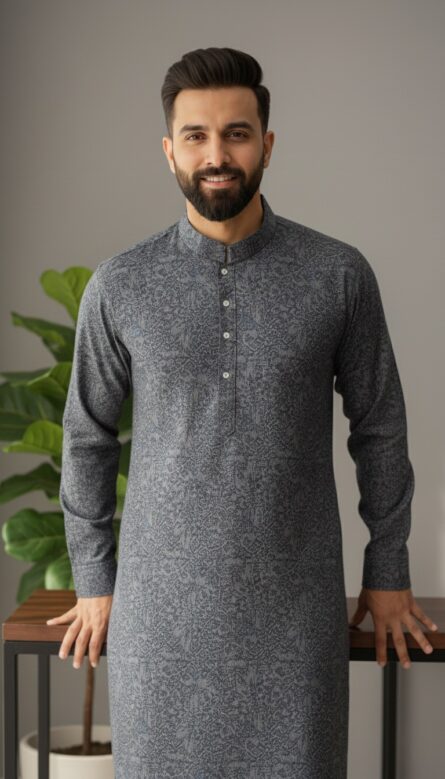 Classic Summer Kurta Pyjama - Image 4
